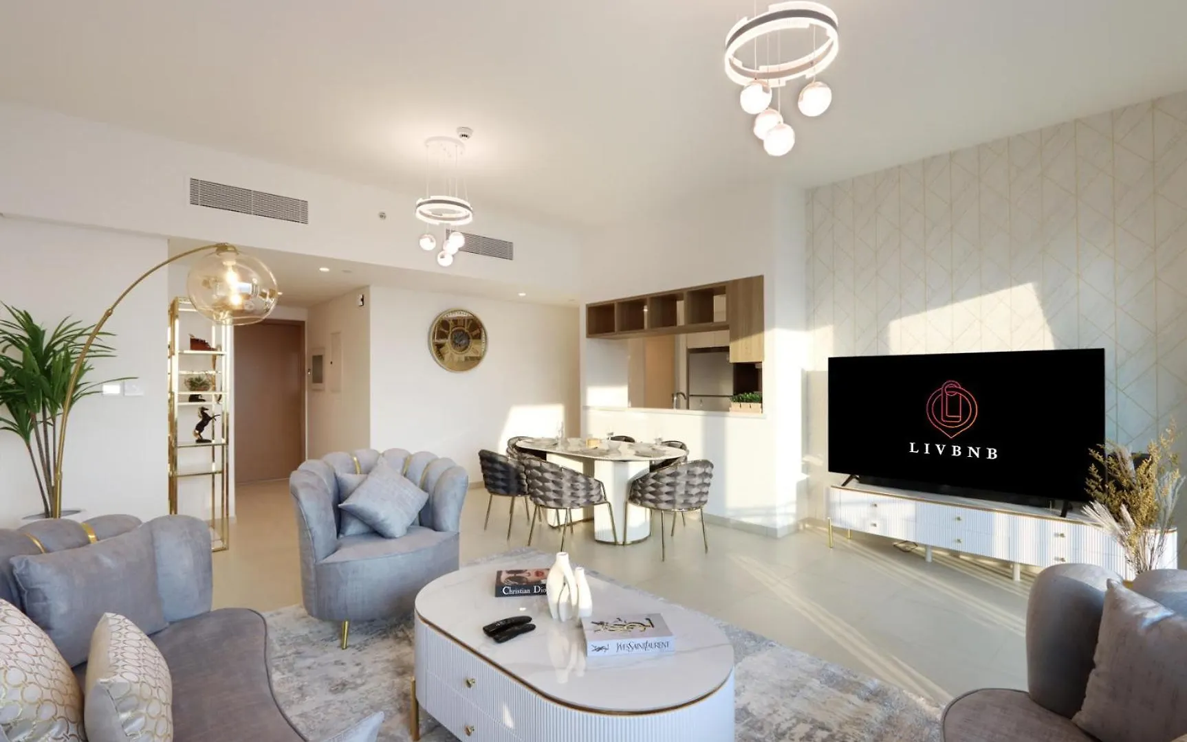 Livbnb - Elegant 3+1 W/ Burj View, Near Dubai Mall United Arab Emirates