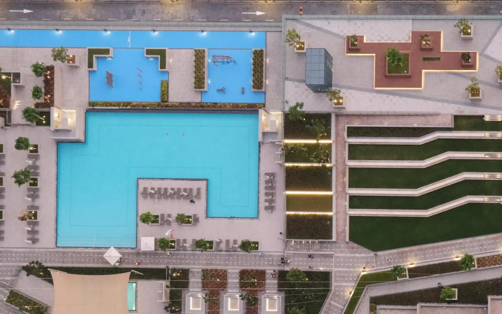 Lägenhet Livbnb - Elegant 3+1 W/ Burj View, Near Dubai Mall