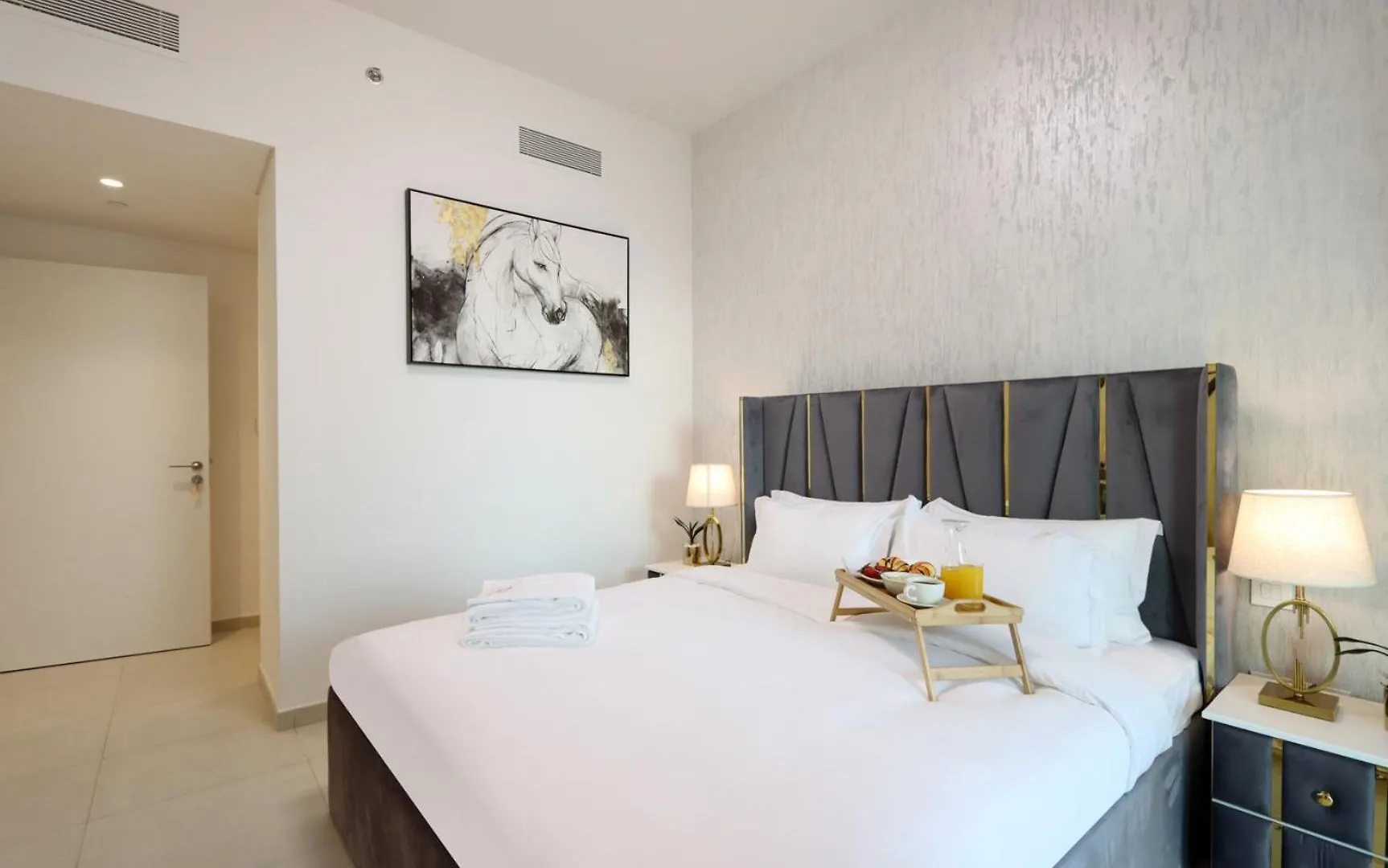 Lägenhet Livbnb - Elegant 3+1 W/ Burj View, Near Dubai Mall Förenade Arabemiraten